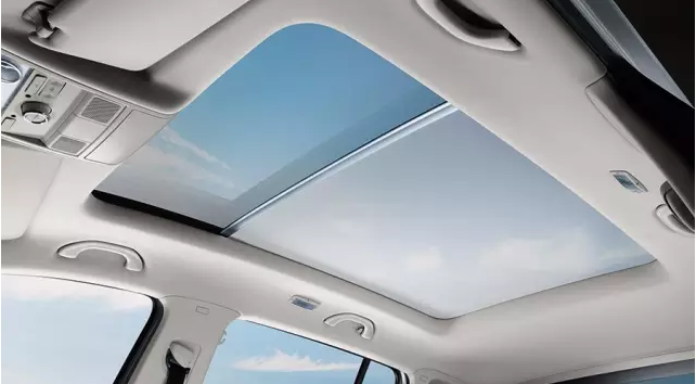 汽车分段式电动天窗图片